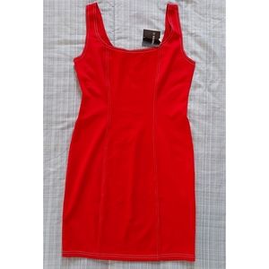 NWT Red Knit Bodycon Dress